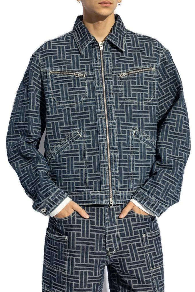 Kenzo Kenzo Weave Trucker Denim Jacket 2