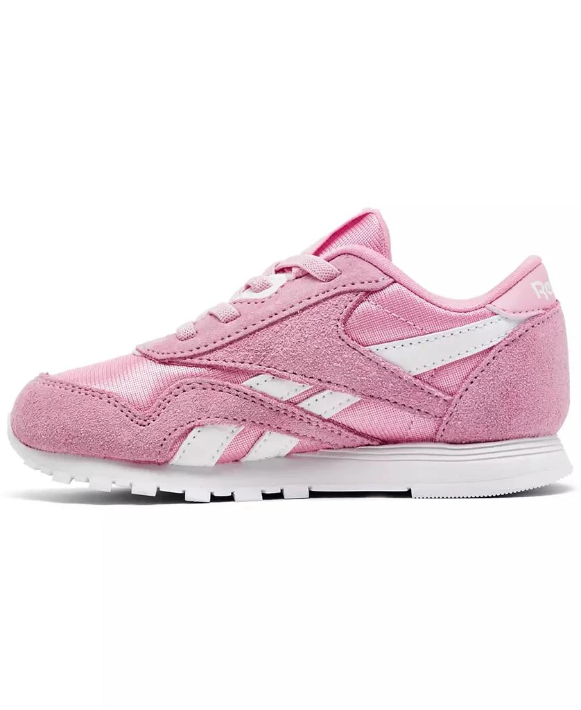Reebok Toddler Girls Classic Nylon Stretch Lace Casual Sneakers from Finish Line 4