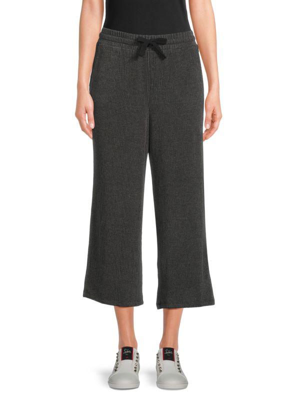 Bobeau Ember Drawstring Cropped Pants