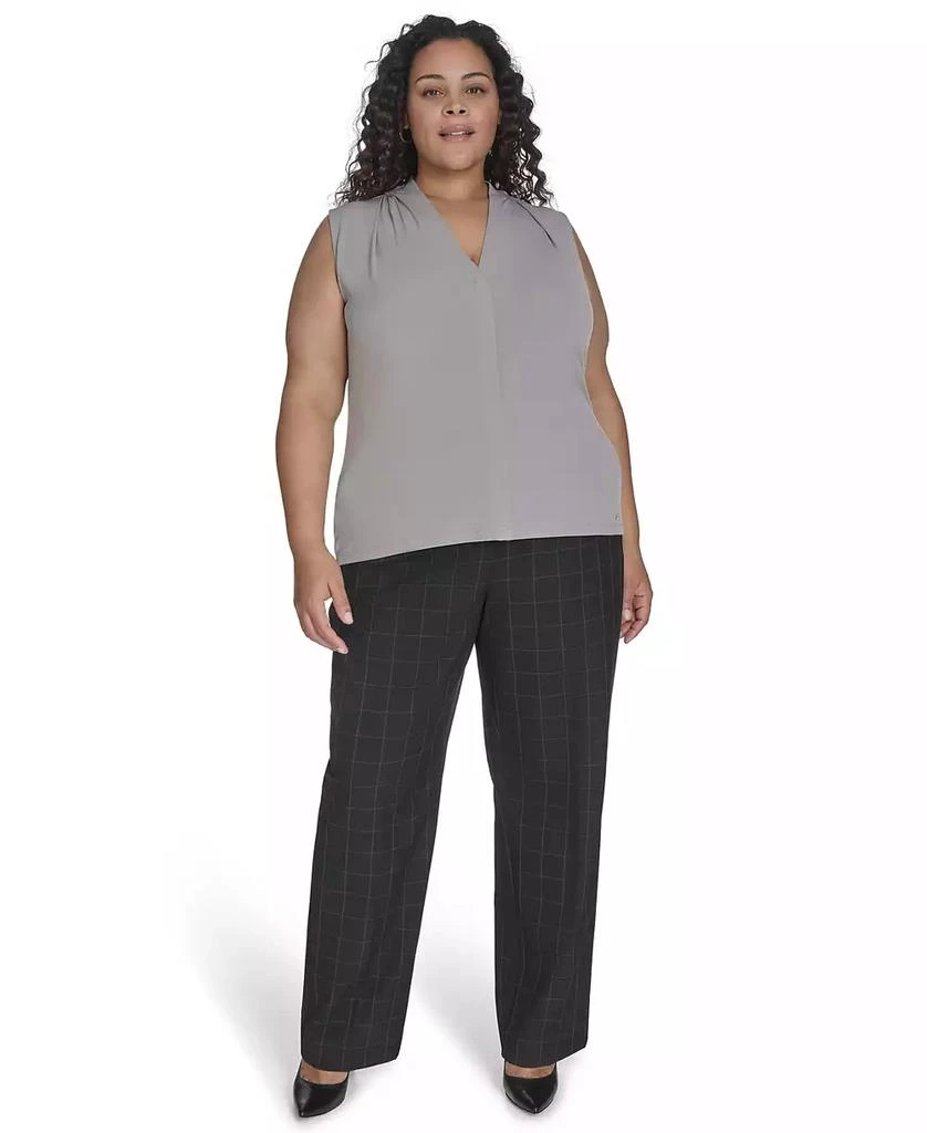 Calvin Klein Plus Size V-Neck Sleeveless Top 4