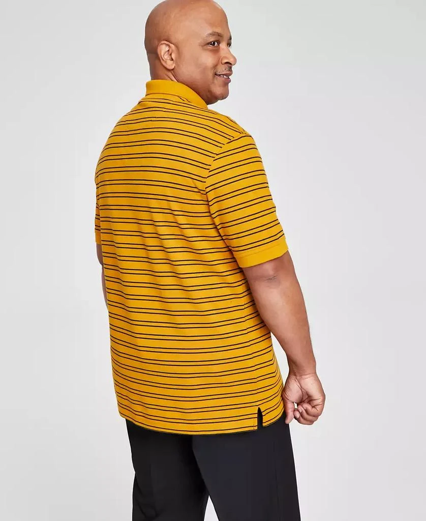 Club Room Men's Striped Short-Sleeve Polo Shirt, Created for Macy's 4