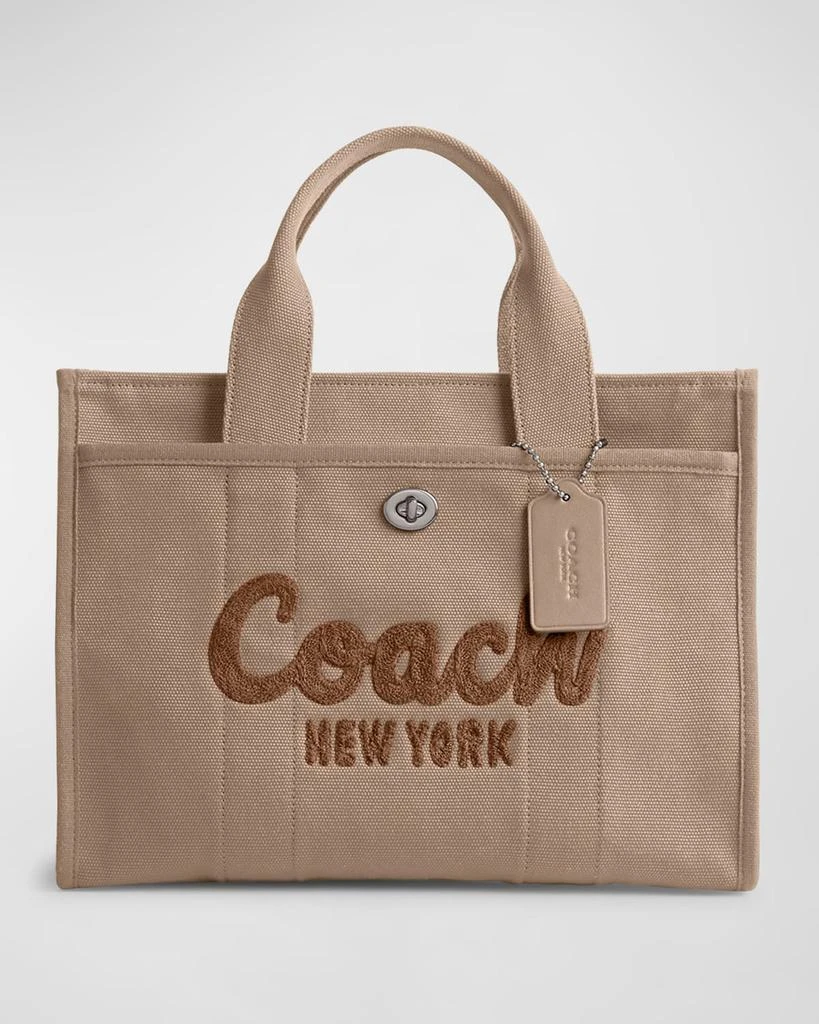 Coach Cargo Logo Canvas Tote Bag