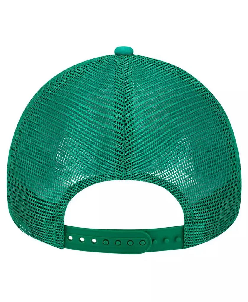 New Era Men's White Oakland Athletics Retro Wordmark 9FORTY A-Frame Trucker Adjustable Hat 4