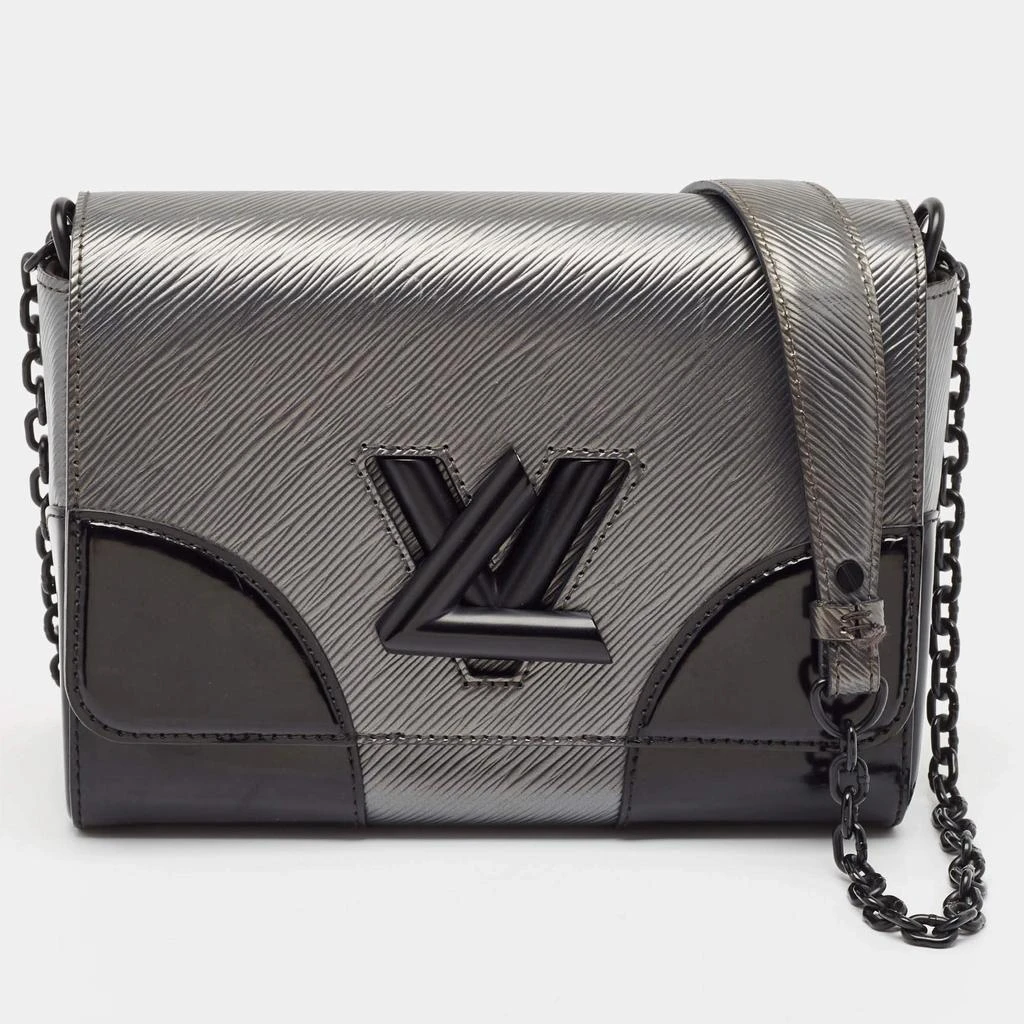 Louis Vuitton Louis Vuitton Anthracite Nacre/Black Epi Leather Twist MM Bag 1