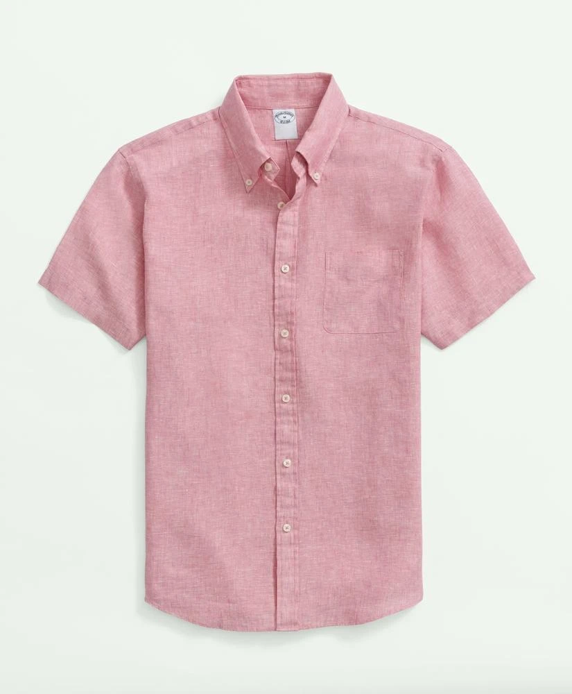 Brooks Brothers Irish Linen Short-Sleeve Sport Shirt 1