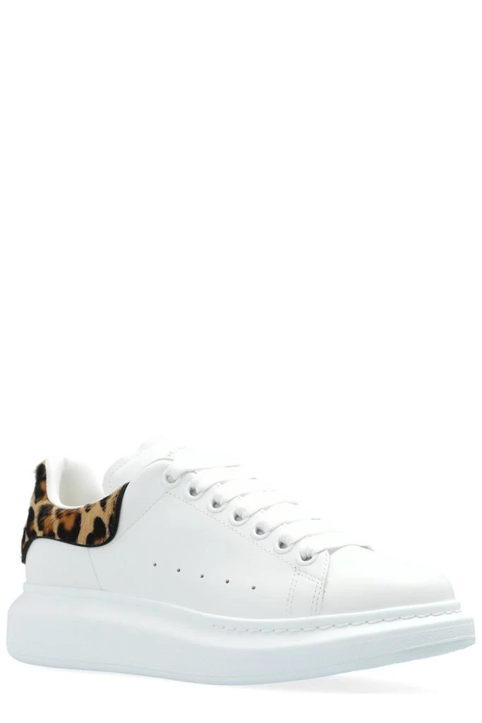 Alexander McQueen Alexander McQueen Leopard Detailed Lace-Up Sneakers 2