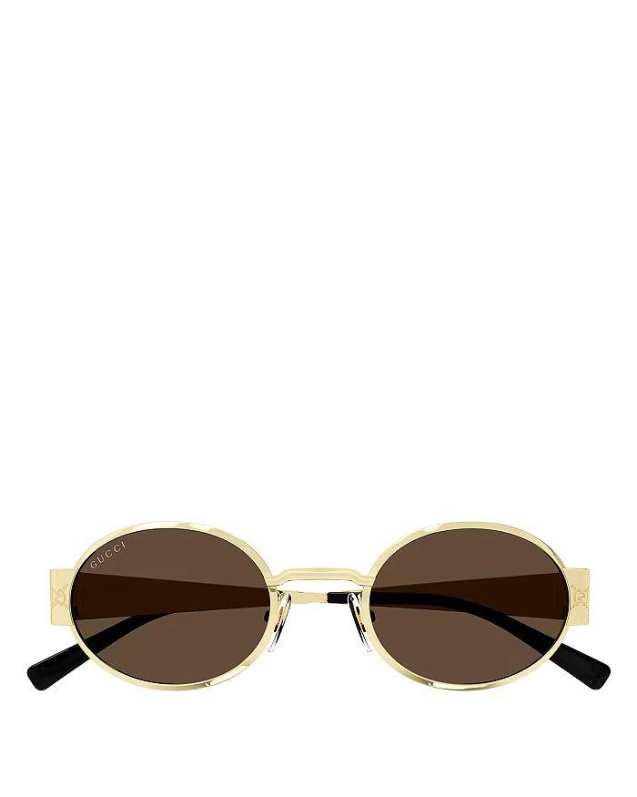 Gucci Guccissima Oval Sunglasses, 51mm 2