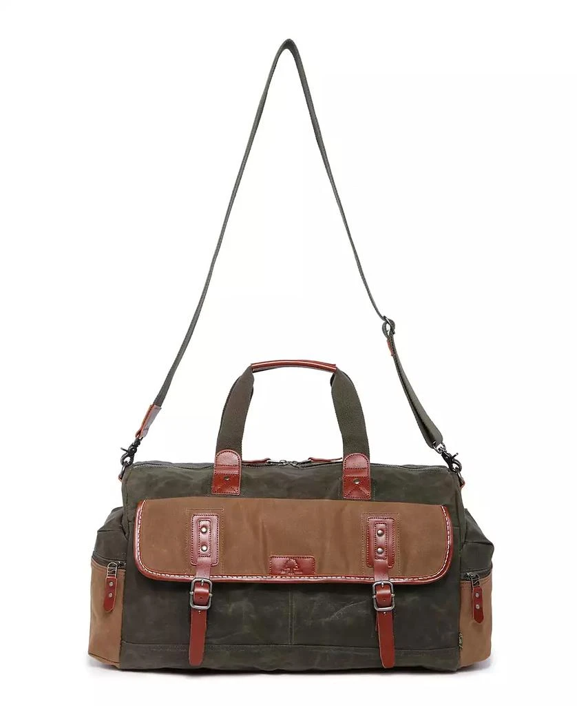 TSD BRAND Stone Creek Waxed Canvas Duffel Bag 8