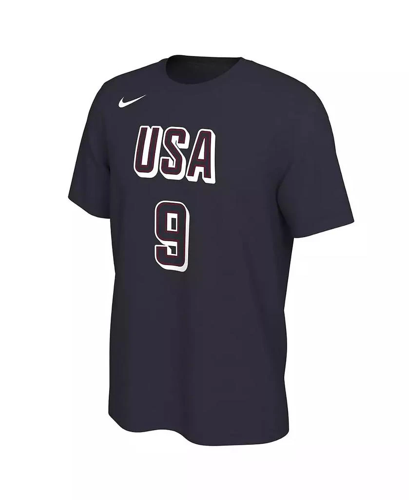 NIKE Men's Tyrese Haliburton Navy USA Basketball 2024 Summer Olympics Name Number T-Shirt 2
