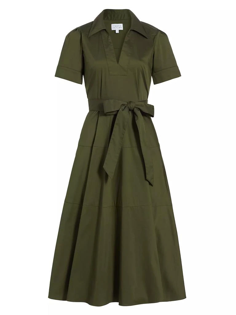 Tanya Taylor Shiv Cotton-Blend Shirtdress 1