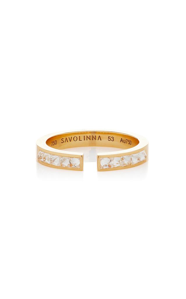 Savolinna Jewelry Savolinna Jewelry - Be Spiked 18K Yellow Gold Diamond Open Band - Gold - US 6.5 - Moda Operandi - Gifts For Her