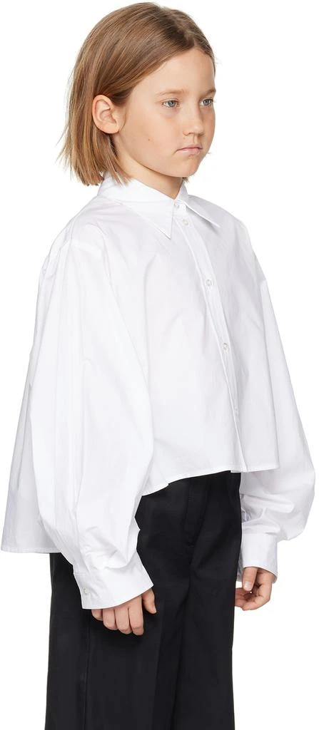 MM6 Kids White Layered Shirt 2