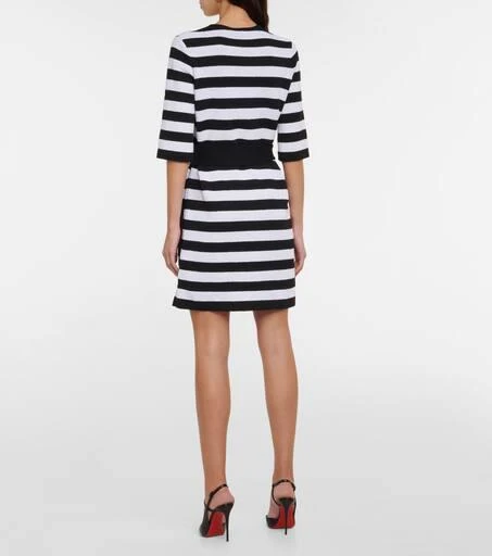 Salvatore Ferragamo Striped wrap minidress 3