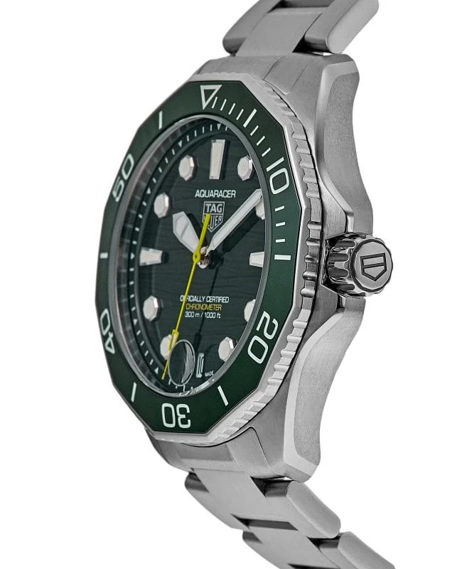 TAG Heuer Tag Heuer Aquaracer Professional 300 Date Automatic Green Dial Steel Men's Watch WBP5116.BA0013 3