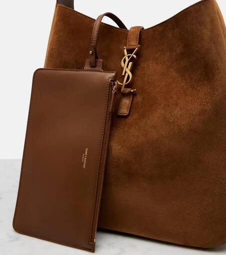 Yves Saint Laurent Le 5 à 7 Supple Large suede shoulder bag 6