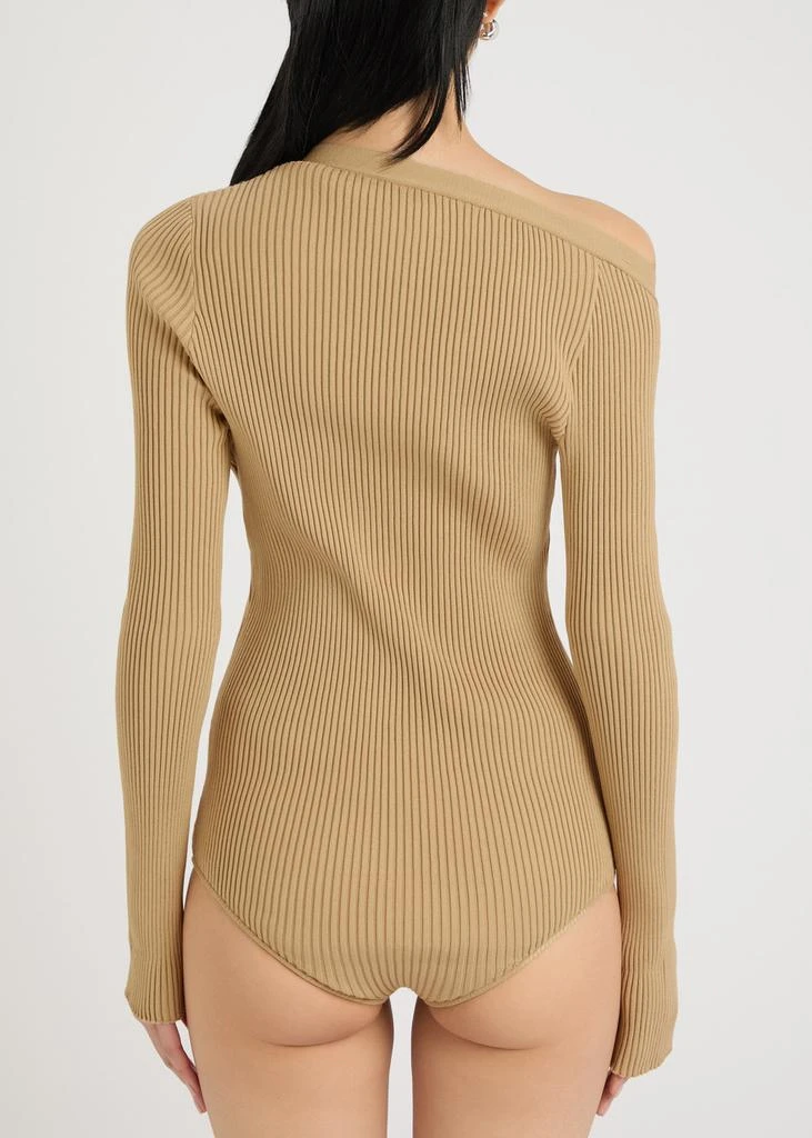 A.W.A.K.E MODE Ribbed knitted bodysuit 3
