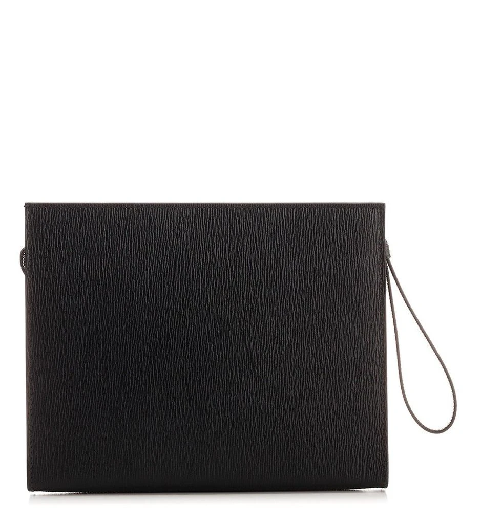 Salvatore Ferragamo Ferragamo Gancini Logo Plaque Clutch Bag 2
