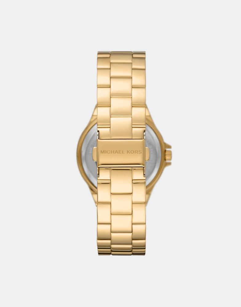 Michael Kors Michael Kors Women's lennox three-hand, gold-tone stainless steel watch, mk7229 in gold