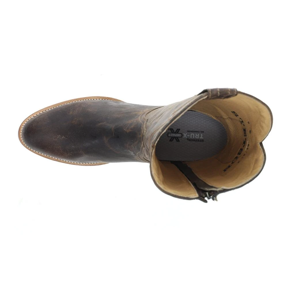 STETSON Roughstock Embroidered Round Toe Cowboy Boots 4