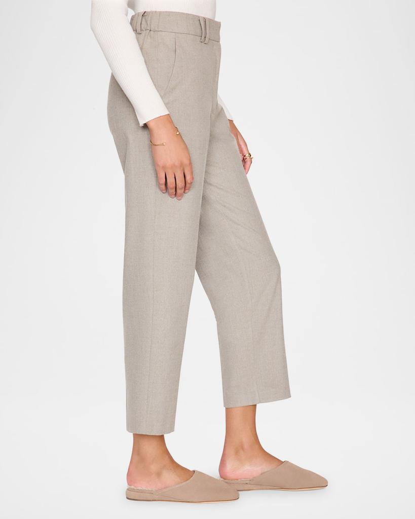 Brochu Walker Talia Cropped Straight-Leg Pants