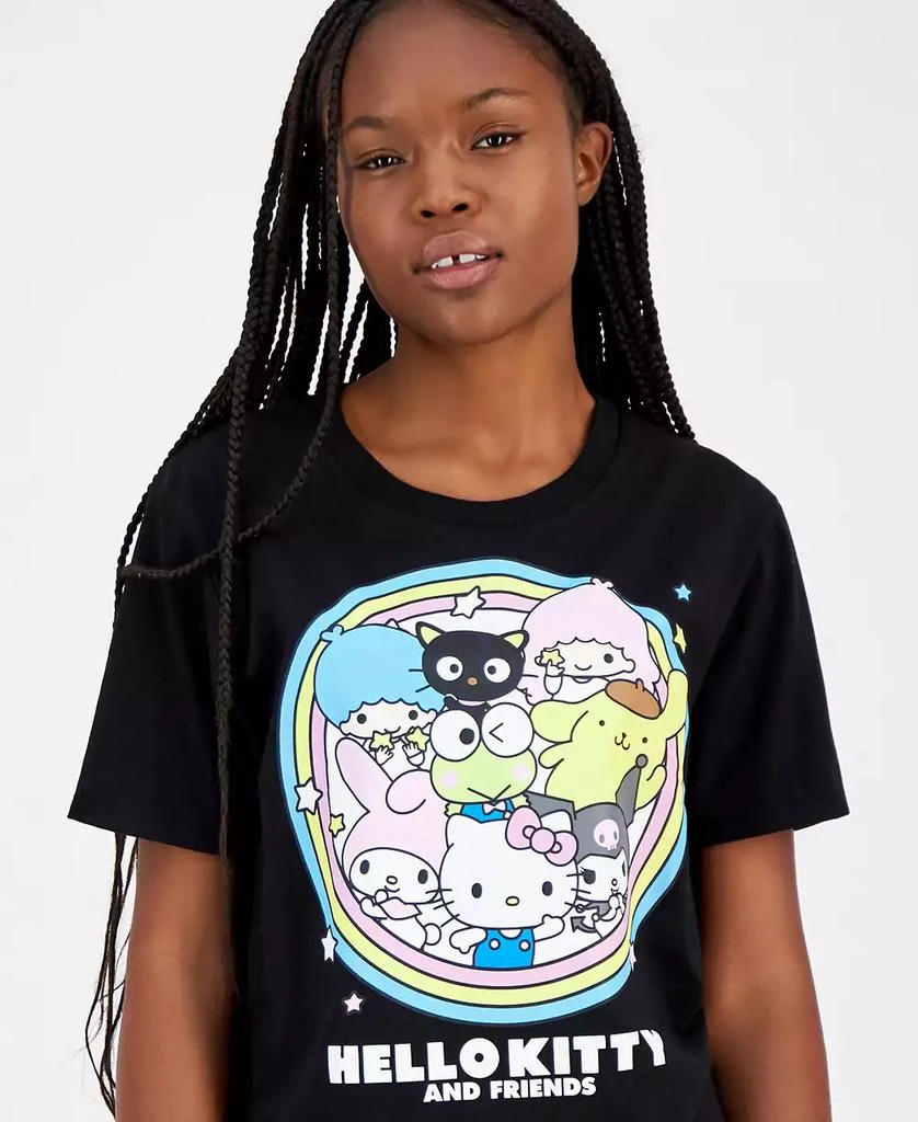 Love Tribe Juniors' Hello Kitty & Friends Stars Graphic T-Shirt 3