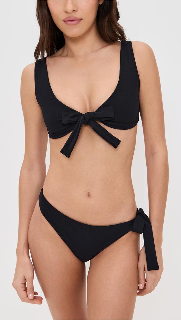 LISA MARIE FERNANDEZ Bow Bikini Set