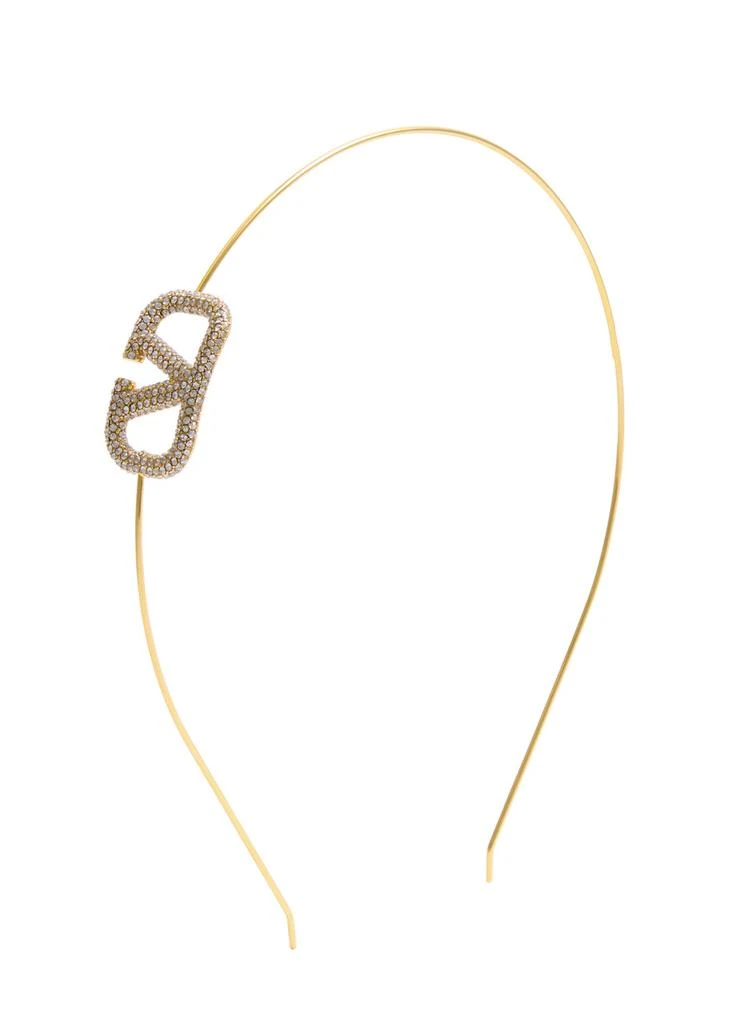 Valentino VLogo crystal-embellished headband 1