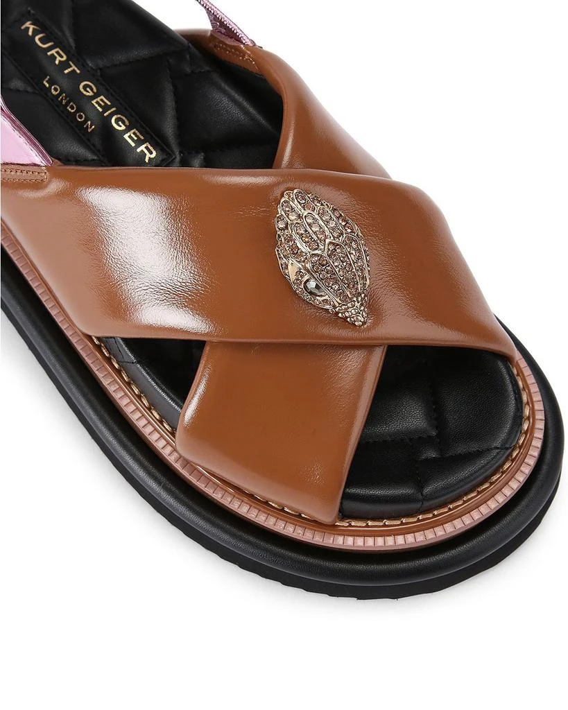 Kurt Geiger Women's Orson Crisscross Slingback Sandals 3