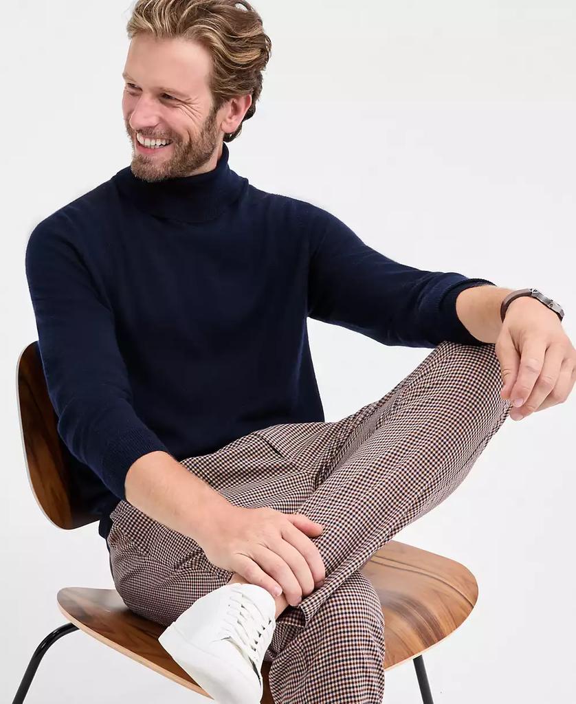 Club Room Men's Merino Wool Blend Turtleneck Sweater, Created for Macy's