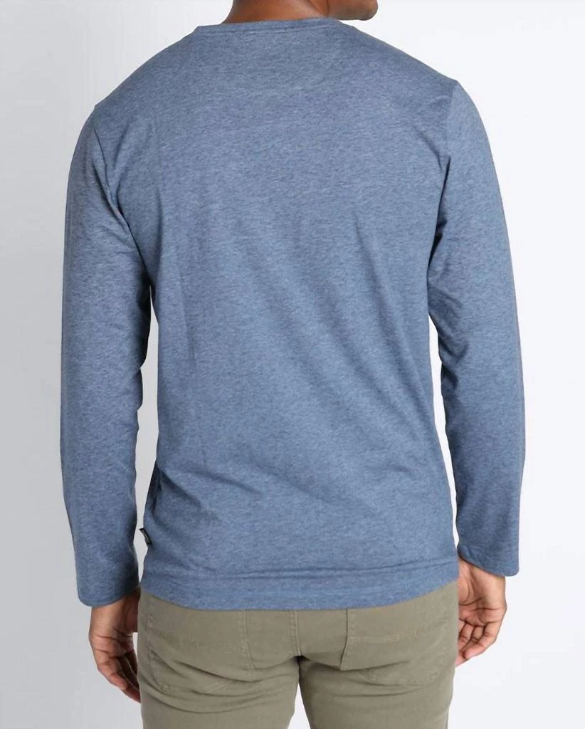 JACHS NEW YORK Jachs New York - Cotton Modal Blend Long Sleeve Henley 2