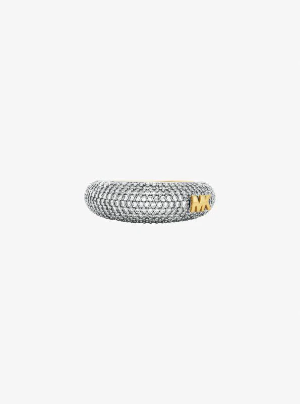 Michael Kors Pavé Two-Tone Dome Ring