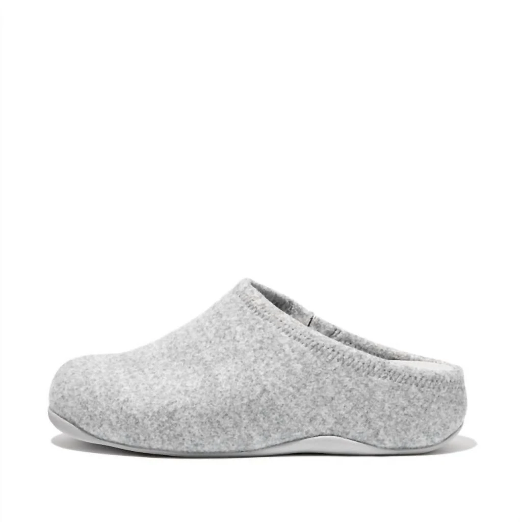 FitFlop Women's Shuv Felt Clog In Grey 2