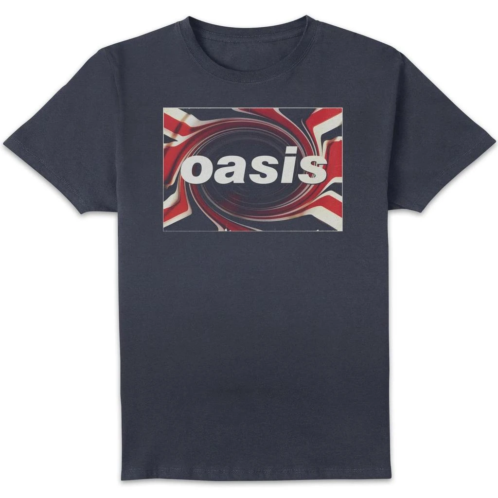 undefined oasis Union Jack Men's T-Shirt - Navy 1
