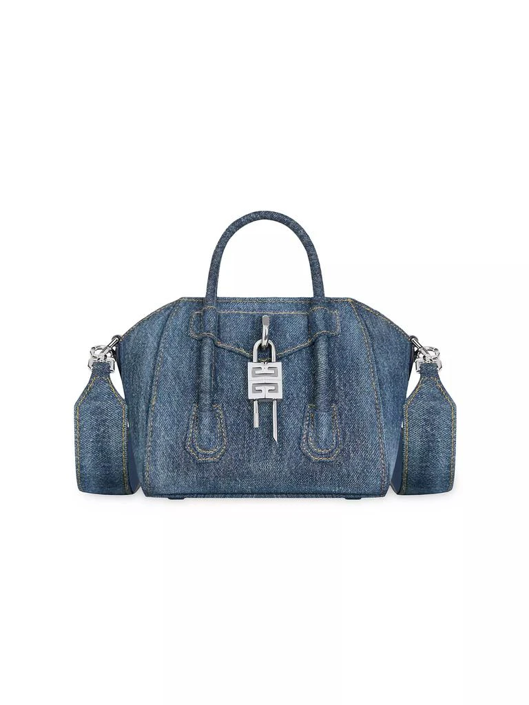 Givenchy Antigona Toy Lock Bag in Washed Denim 1