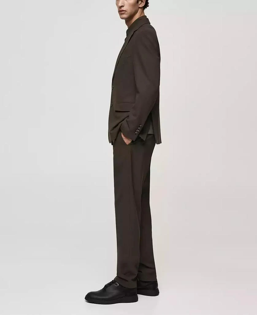 Mango Men's Wool Suit Blazer 3