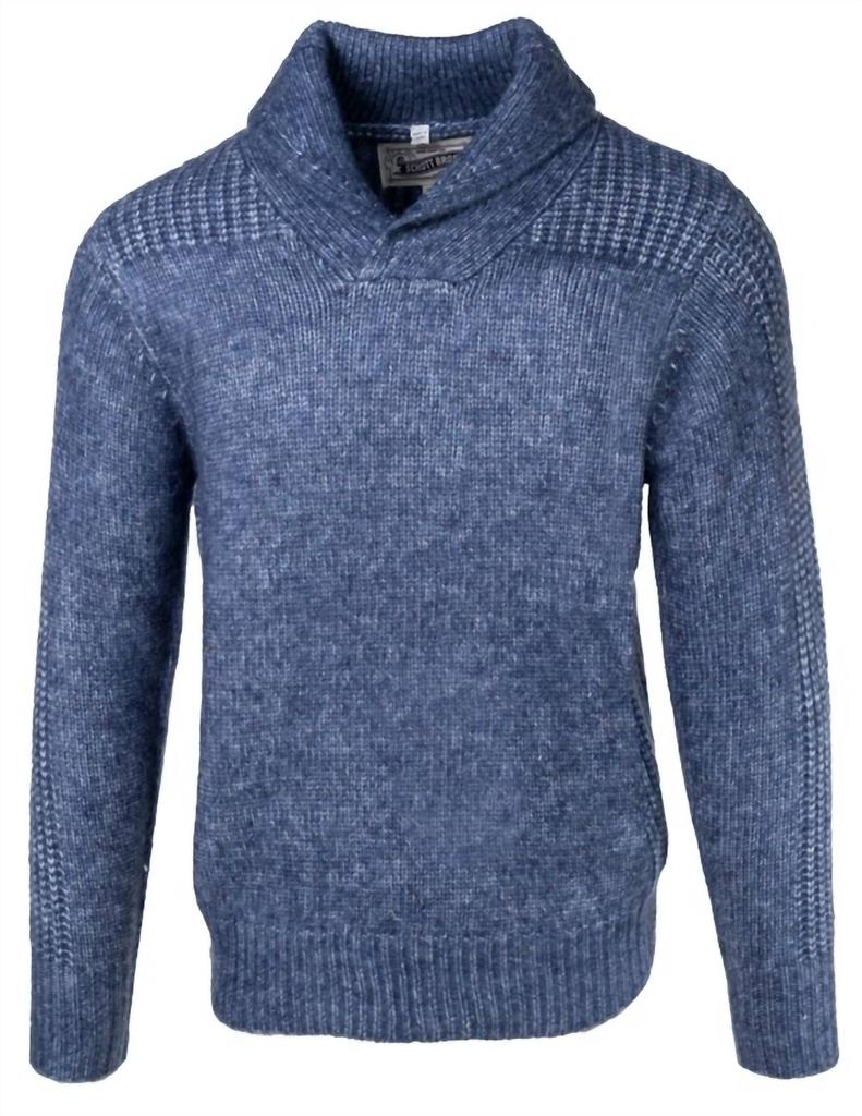 Schott Schott - Midweight Triple Blend Shawl Collar Sweater