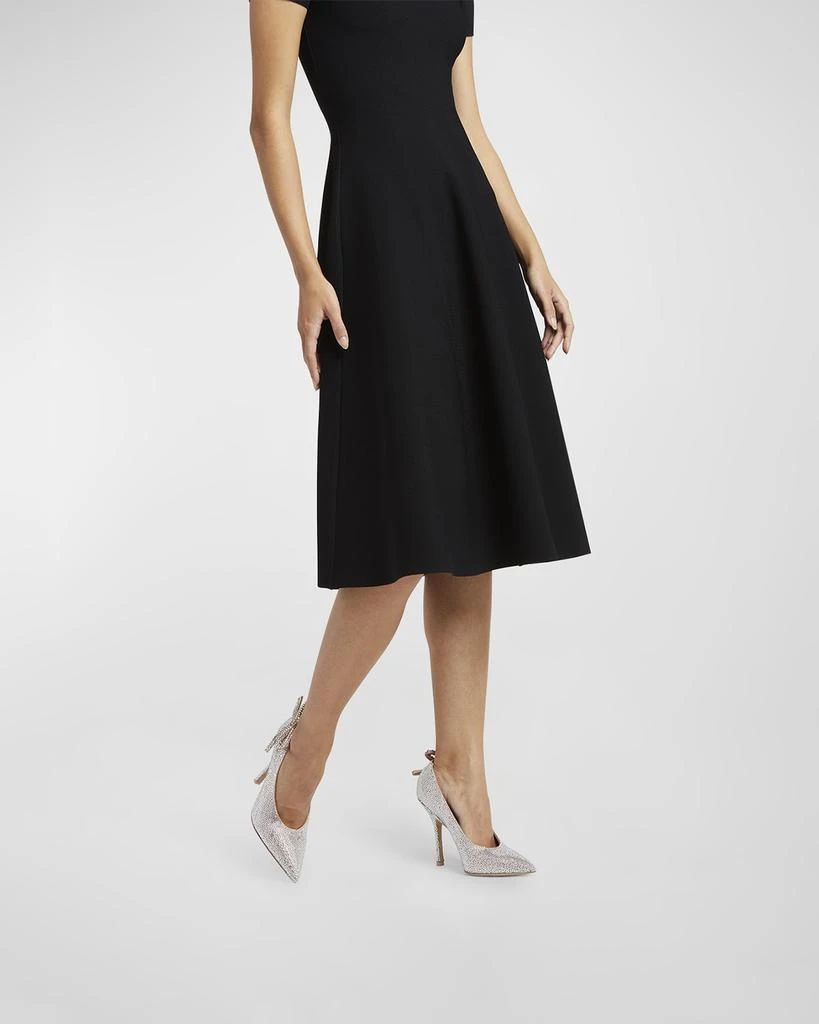 Valentino Crystal Satin Pumps 2