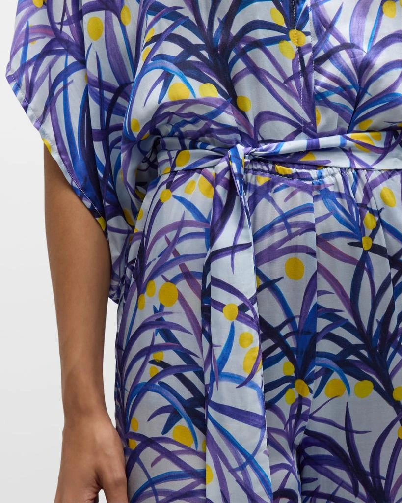 Jaline Natasha Printed Silk Jumpsuit 5