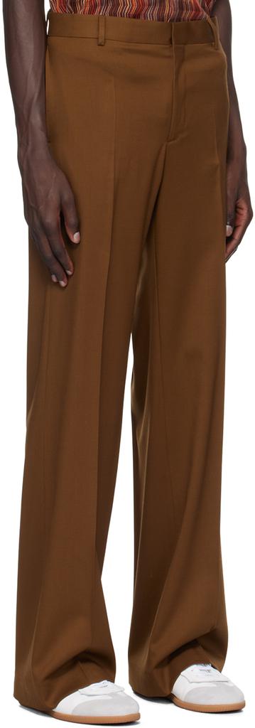 CMMN SWDN Brown Otto Wide Leg Trousers