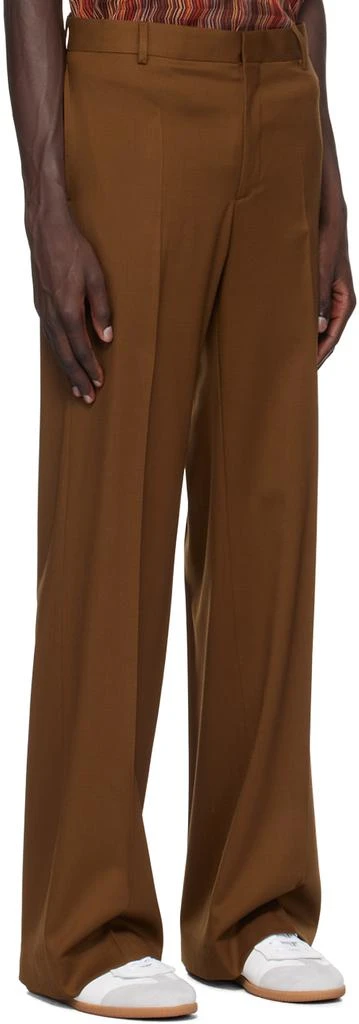 CMMN SWDN Brown Otto Wide Leg Trousers 2