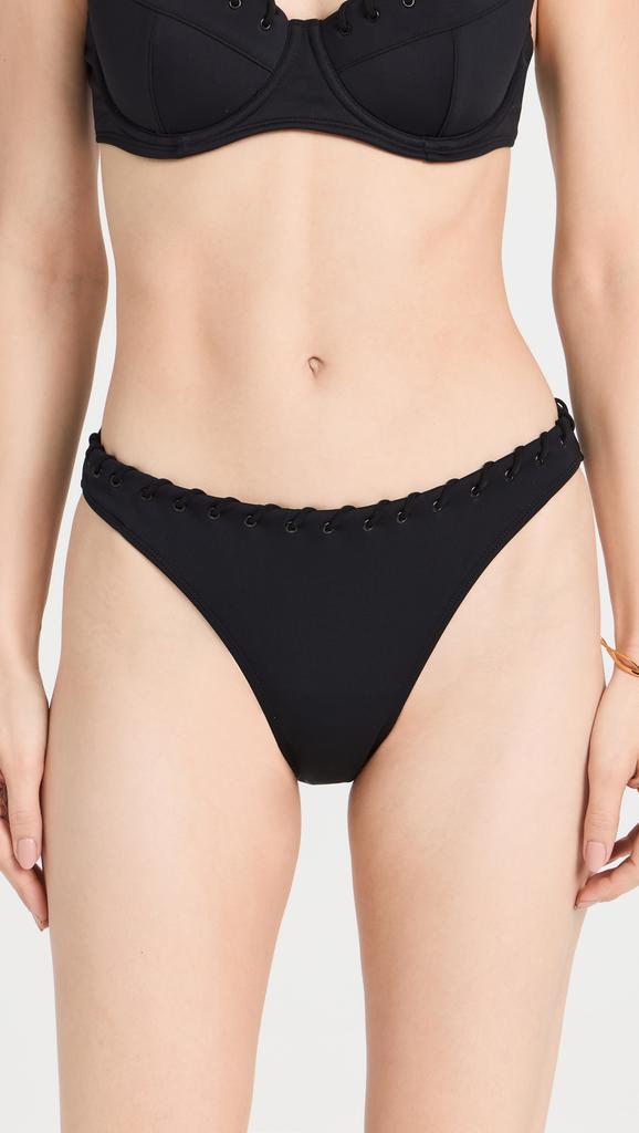 Good American Whip Stitch Full Bikini Bottoms