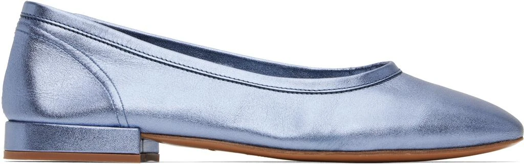 Maryam Nassir Zadeh Blue Serafina Ballerina Flats 1