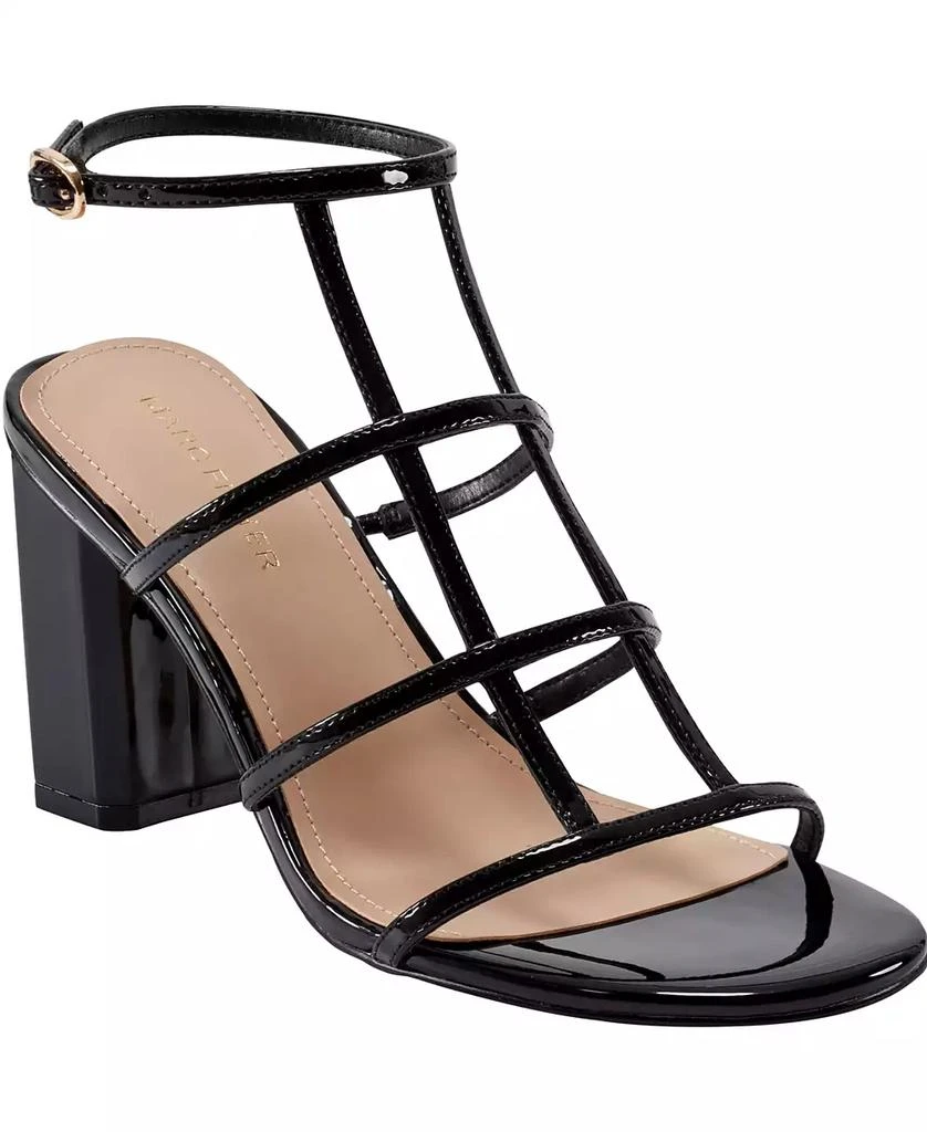 Marc Fisher Women's Norene Caged Block Heel Sandals 1