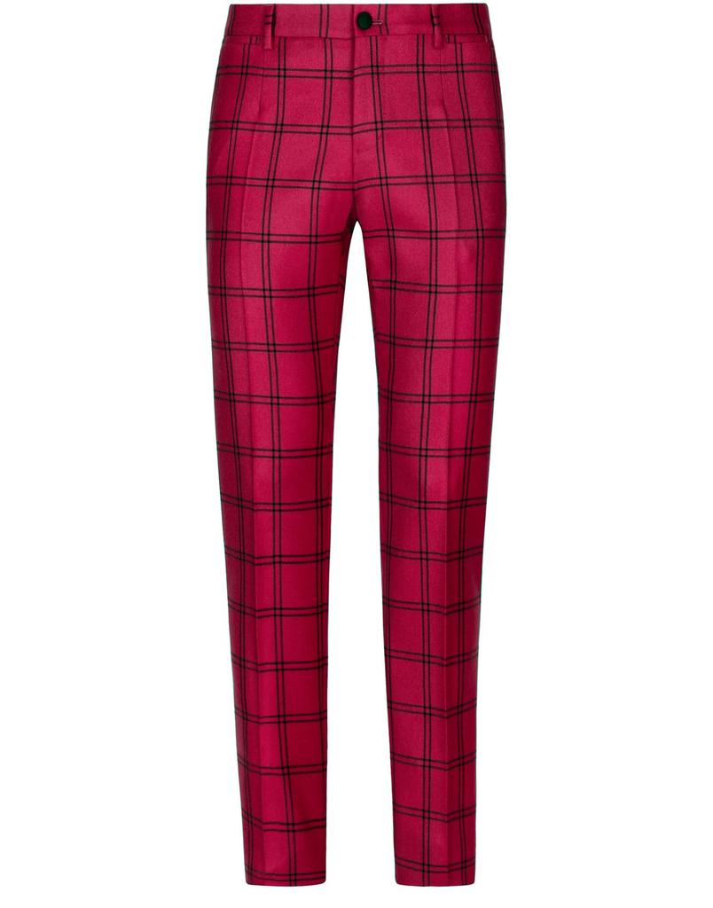 Dolce & Gabbana Check wool pants