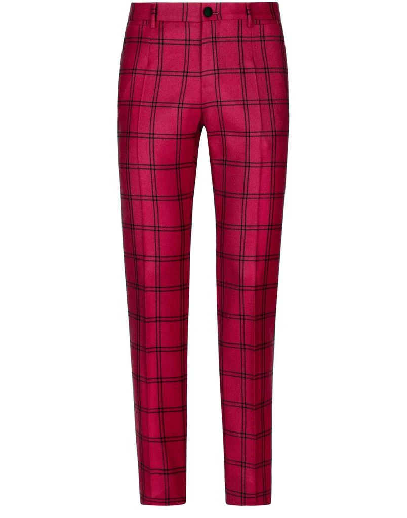 DOLCE & GABBANA Check wool pants 1