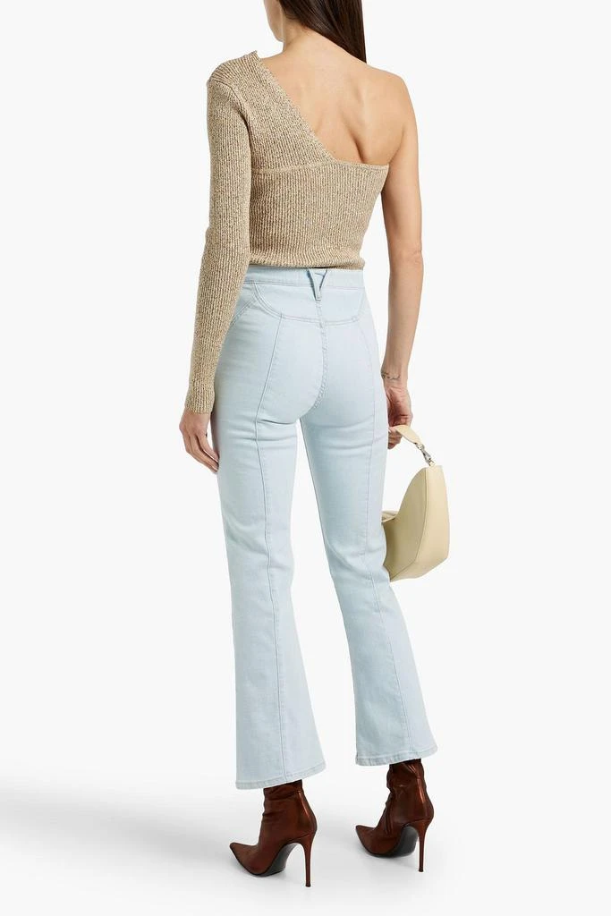 VERONICA BEARD Carson high-rise kick-flare jeans 3