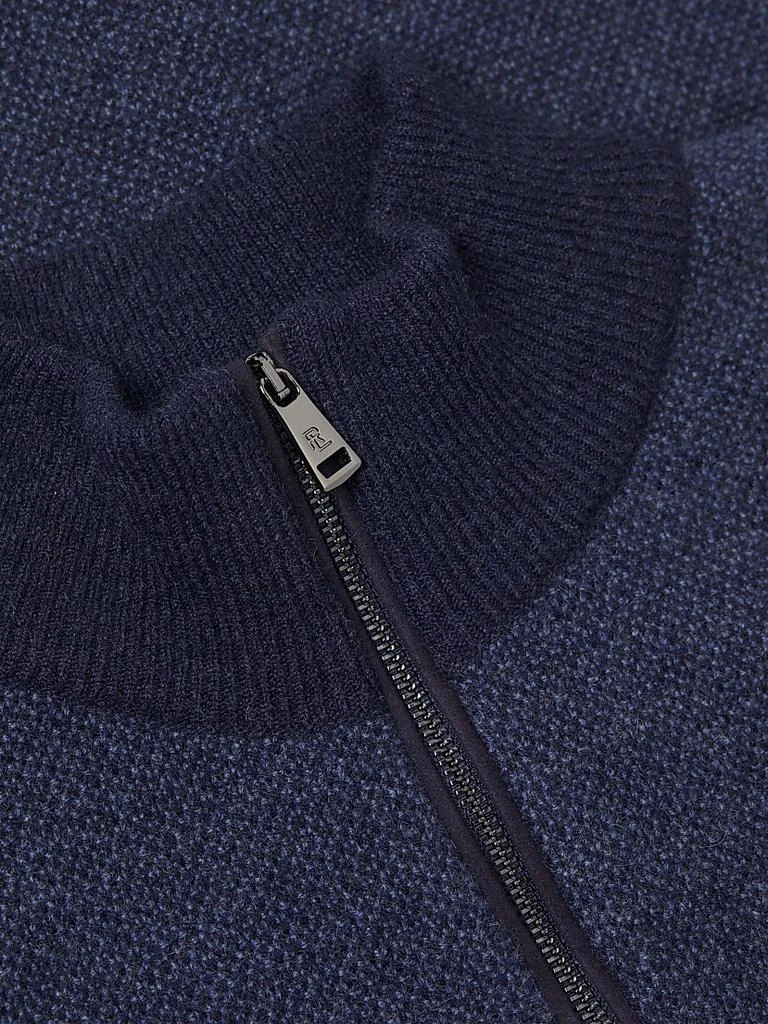 Ralph Lauren Cashmere Birdseye Half-Zip Sweater 6