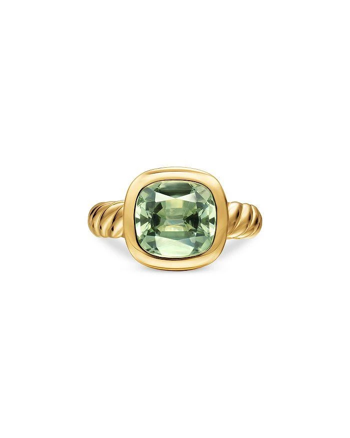 David Yurman DY Mercer Stone Ring in 18K Yellow Gold with Gemstone, 10mm 4