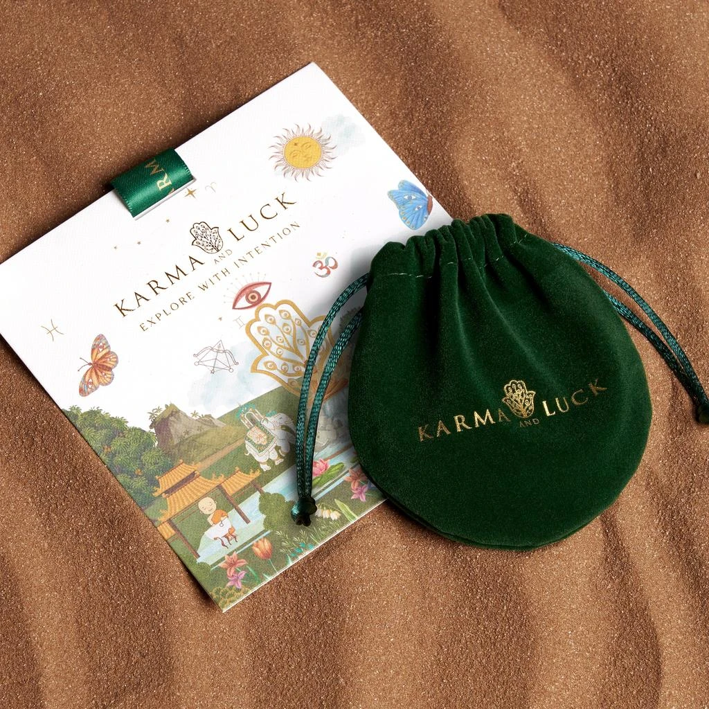 Karma and Luck Balanced Warrior - Jade Mantra Necklace 3