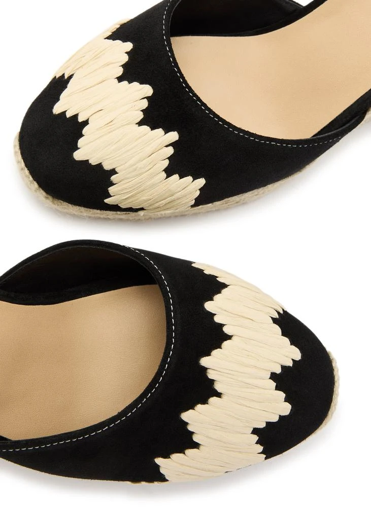 CASTAÑER Cande 80 suede wedge espadrilles 3